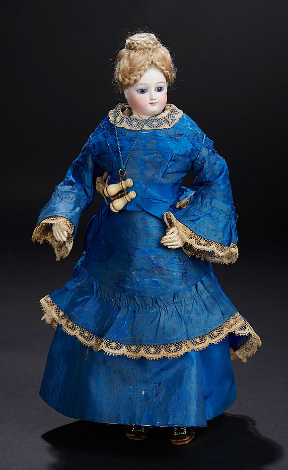 Rare French Bisque Double-Face Poupee by Leon Casimir Bru