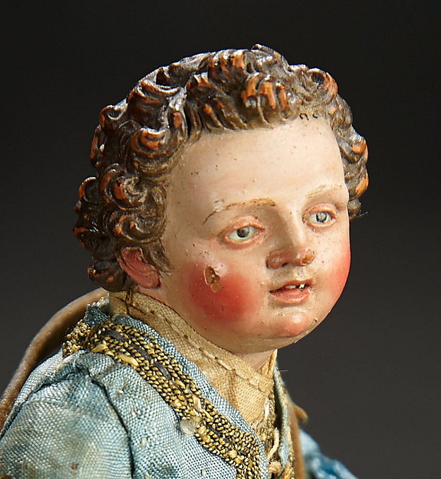 Small Neapolitan Boy in Blue Suit