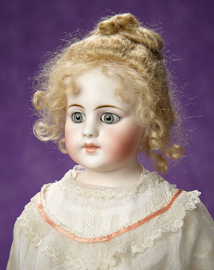 Early German Bisque Closed Mouth Doll, Model 920, by Simon and Halbig