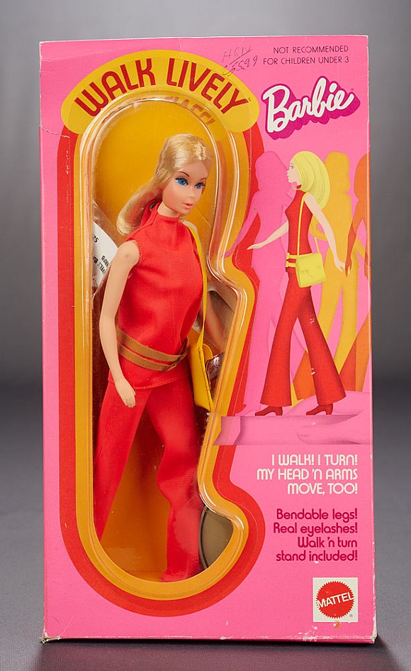 Barbie Walk Lively De 1972 Avec Tenue Anti Freezers 1464 De 1970 - Vintage