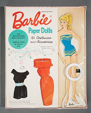 Barbie Boxed Paper Doll Set by Whitman, 1962