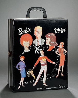 Barbie, Ken and Midge Triple Doll Case, 1964