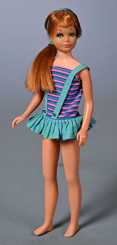 【中古】 THE SKIPPER 1967 Titian Twist 'n Turn Skipper Doll with Original Swimsuit