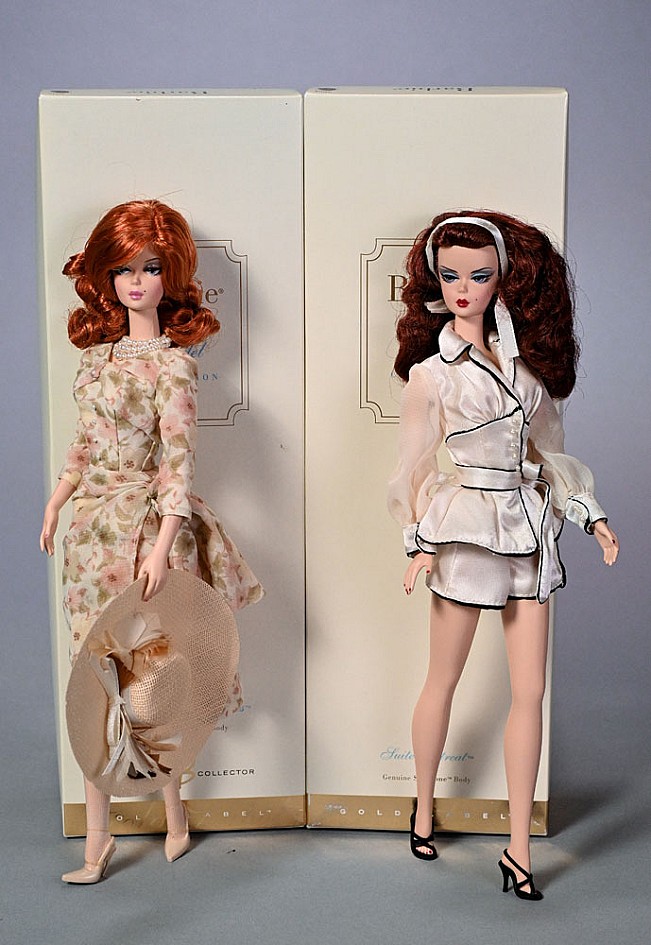 Barbie Silkstone Suite Retreat 2004 - Relookée Avec Tenue Et Chaussures, TBE