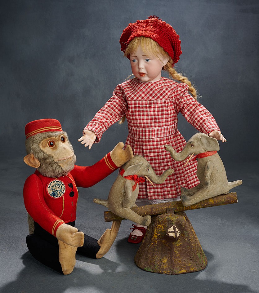 German Mohair Yes-No Monkey by Schuco