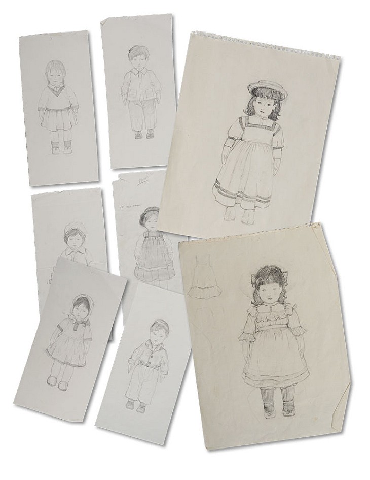 Drawn In Eight Original Artist Concept Sketches for