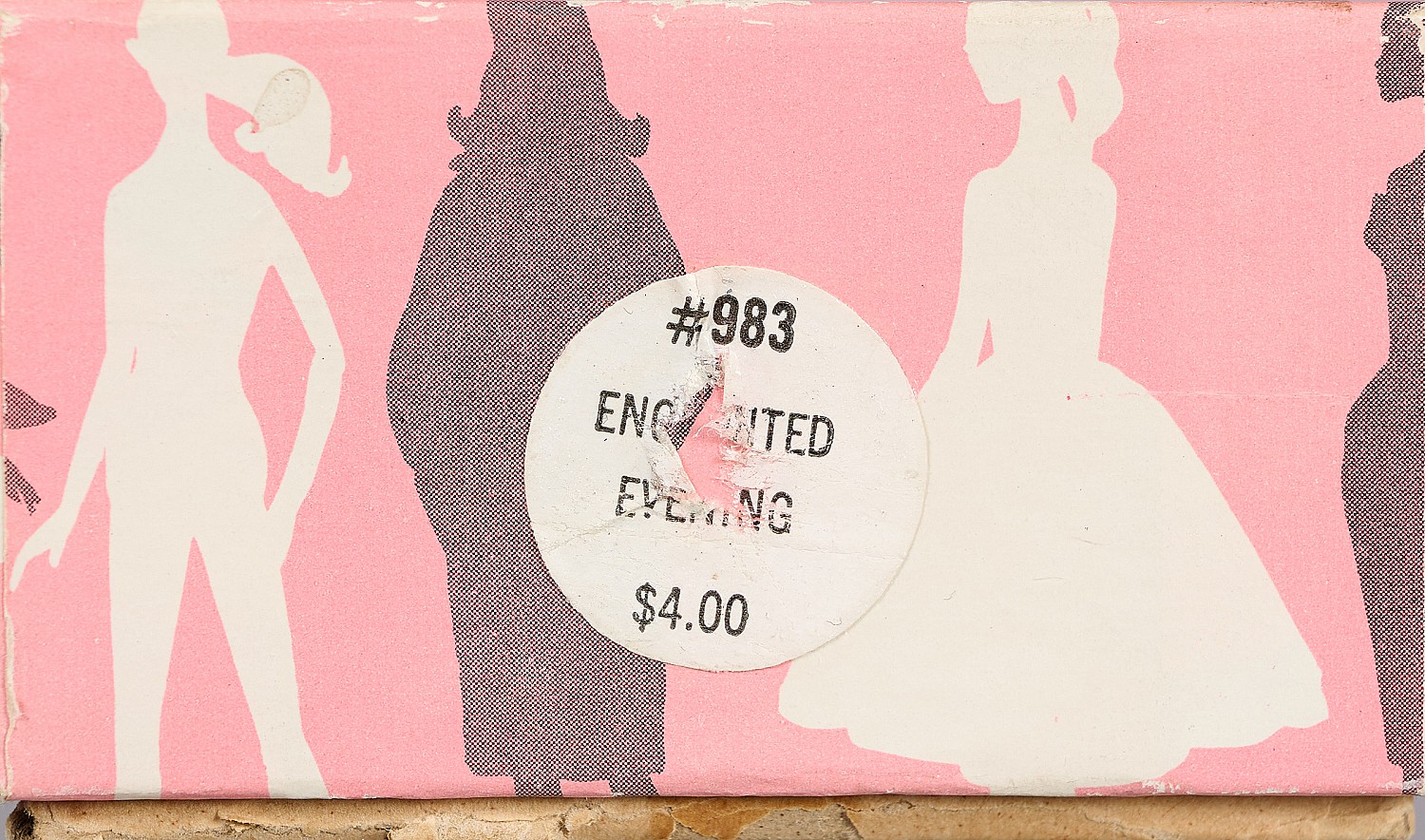 Rare 1960 Pink Silhouette Dressed Box Barbie Doll in 